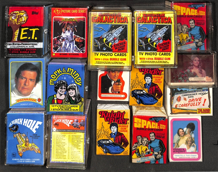  Lot of (16) Non-Sport Mostly Spaced Themed Sets from 1970s-1980s
