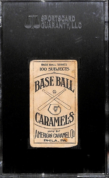 1909-11 American Caramel Co. E90-1 Chief Bender (HOF) Graded SGC Authentic