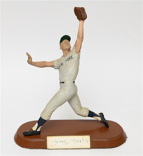 Mickey Mantle Beautifully Autographed Limited Edition (1021/1732) Salvino Figurine w/ Box and Salvino COA