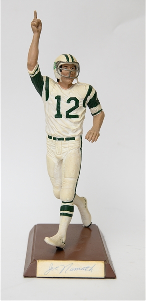 Joe Namath NY Jets Signed Salvino Ceramic Figure Dealer Special Edition Numbered 174/368 w. Salvino COA