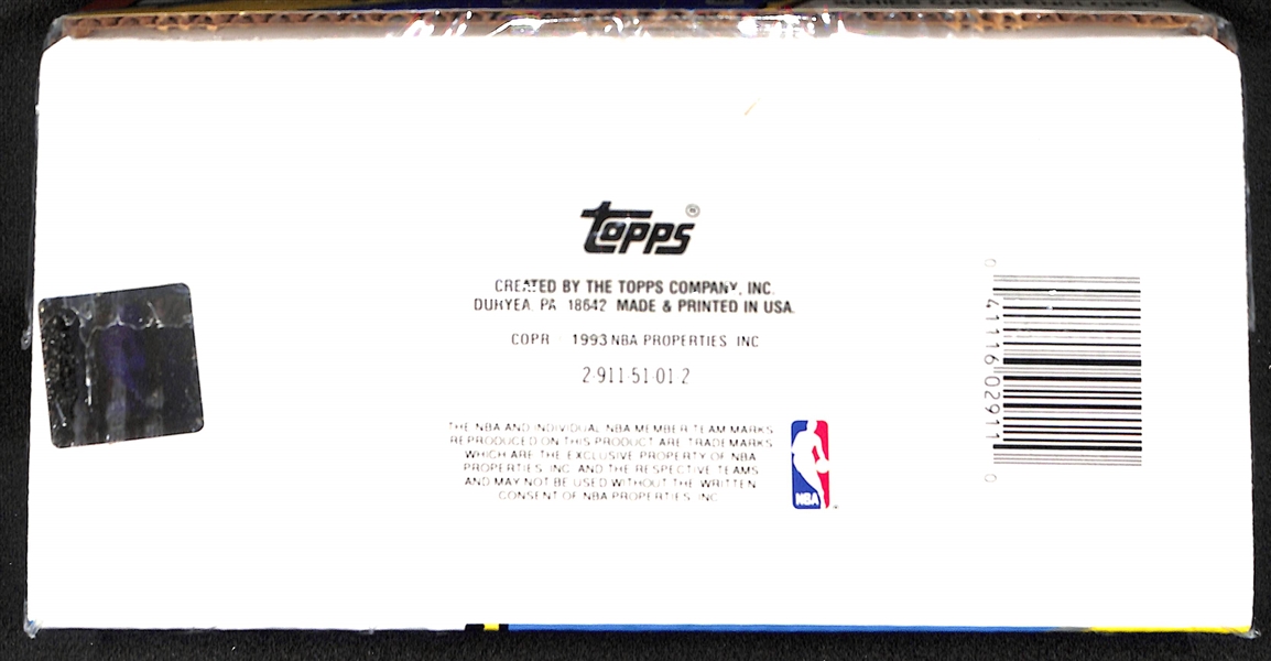 1992-93 Topps Sealed NBA Basketball Complete Set of Series 1 & 2 Plus 12 Topps Gold Series