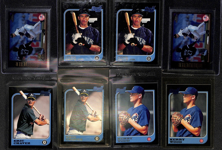  Lot of (5) 1997 Baseball Complete Sets -(2) Topps Chrome, Bowmans Best, (2) Bowman Baseball Series 1