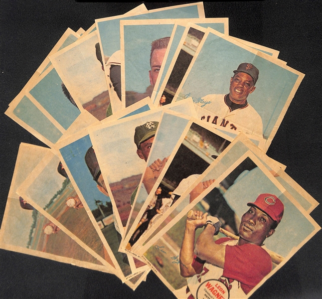 Lot of (200+) Assorted Topps Cards from 1963-1967 w. (18) 1967 Topps Posters