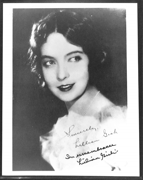Star Actress/Actor Autograph Lot - Marlene Dietrich, Joan Collins, (2) Lilian Gish, Bette Davis/Paul Henreid)- JSA Auction Letter of Authenticity