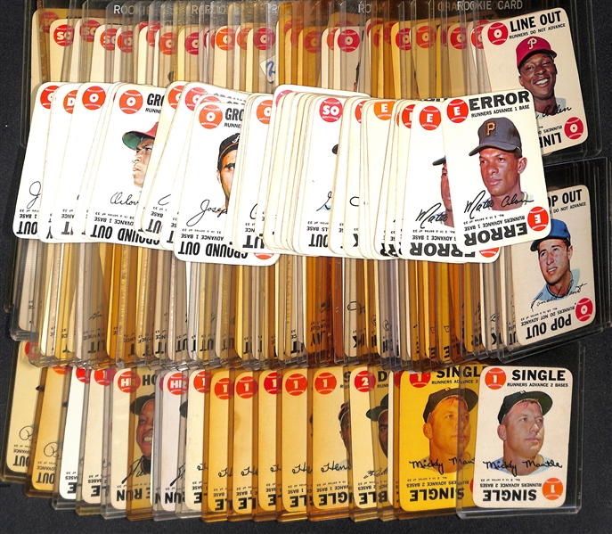 Lot of (150+) Assorted 1968 Topps Game Cards w. (2) Mickey Mantle & (2) Roberto Clemente