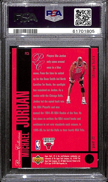 1996 SP Holoview Michael Jordan Graded PSA 10