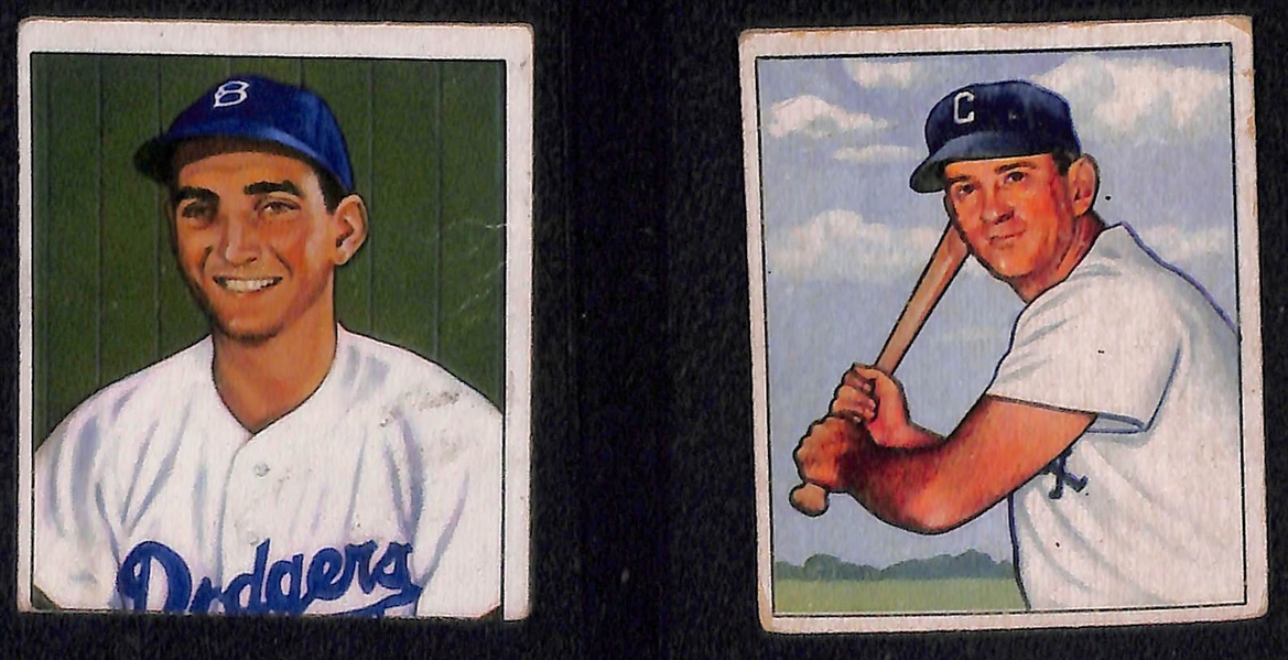 Lot of (43) 1949-1952 Bowman Baseball Cards w. 1951 Joe Garagiola Rookie Card
