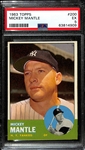 1963 Topps Mickey Mantle #200 Graded PSA 5 EX