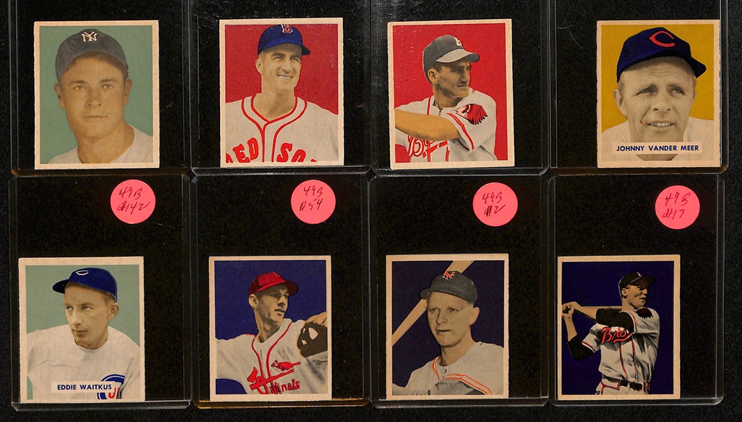 (5) 1948 Bowman Cards & (20) 1949 Bowman Cards (Many in EX or Better Condition)