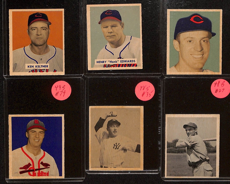 (5) 1948 Bowman Cards & (20) 1949 Bowman Cards (Many in EX or Better Condition)