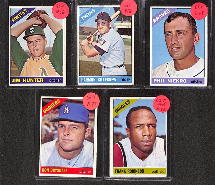 Lot of (200+) 1966 and 1967 Topps Baseball 1966 & 1967 Bob Gibson