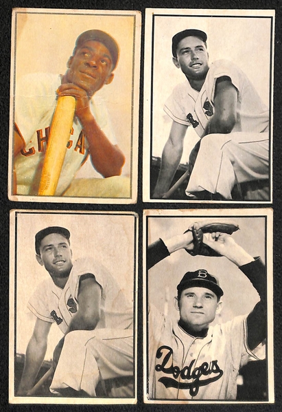  Lot of (100+) 1953 Bowman Baseball Cards w. Nellie Fox