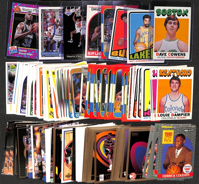  Lot of (150+) 1971-1994 Basketball Star Cards w. 1971 Topps Dave Cowens Rookie Card