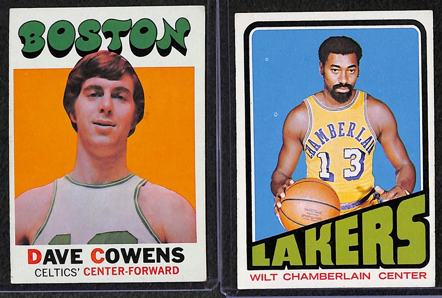  Lot of (150+) 1971-1994 Basketball Star Cards w. 1971 Topps Dave Cowens Rookie Card