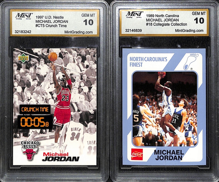 Lot of (13) Basketball Cards including (4) Michael Jordan and (2) LeBron James Rookies