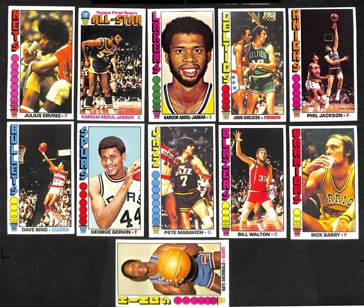 1976-77 Topps Basketball Complete Set of 144 Cards