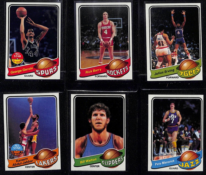 1979-80 Topps Baskeball Complete Set of 132 Cards