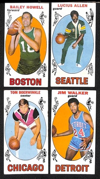 1969 Topps Basketball Complete Set w. Lew Alcindor Rookie (Poor Condition)