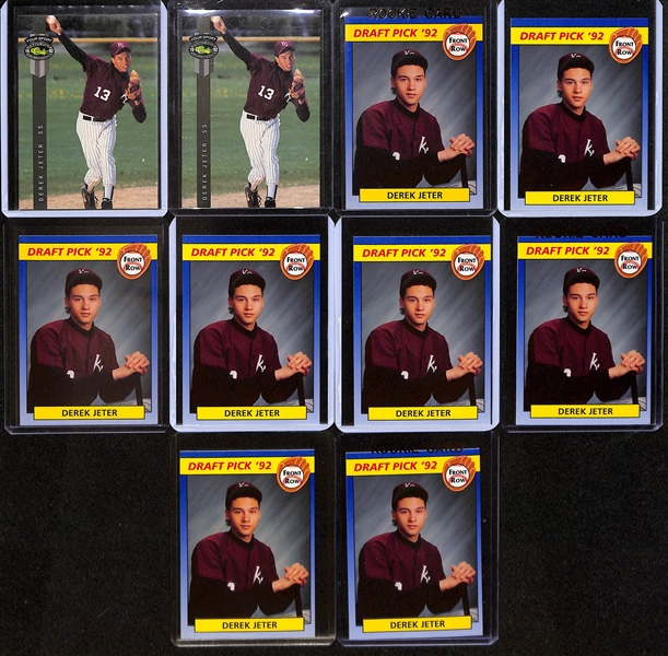 Lot of (40) Derek Jeter Rookie Cards