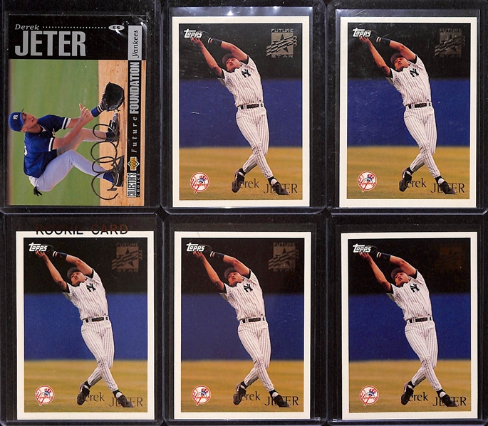 Lot of (25+) Derek Jeter Baseball Cards w. 1998 Pacific Paramount Special Delivery PSA 10