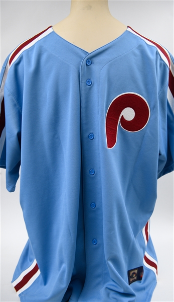 Mike Schmidt Autographed Cooperstown Collection Phillies Jersey JSA Certified