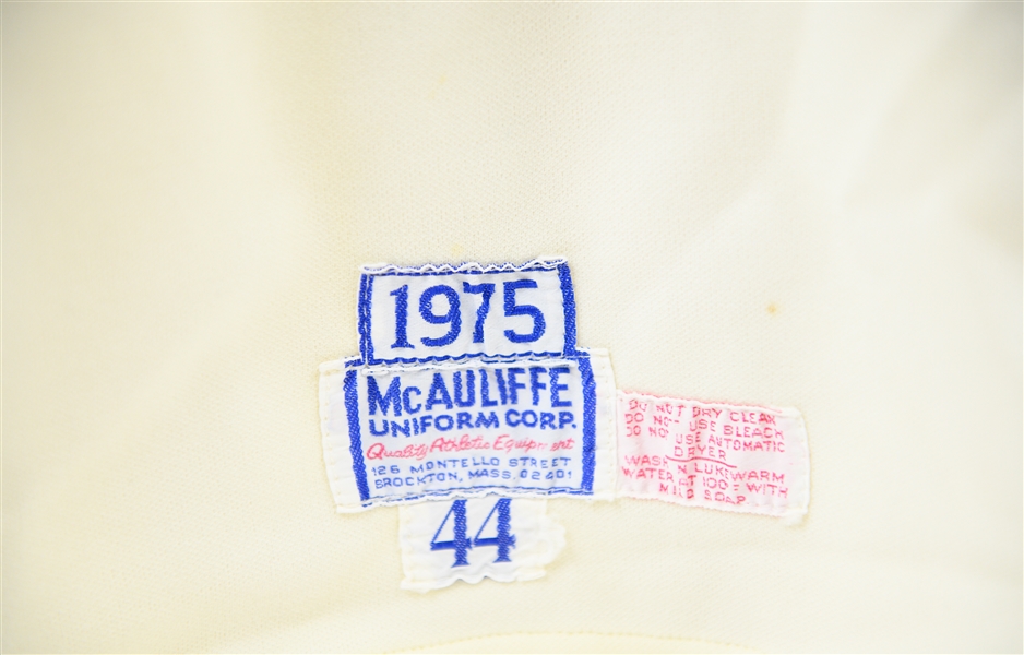 1975 Team-Issued and Used Rick Langford Oakland A's Jersey (Size 44 by McAuliffe Uniform Corp.)