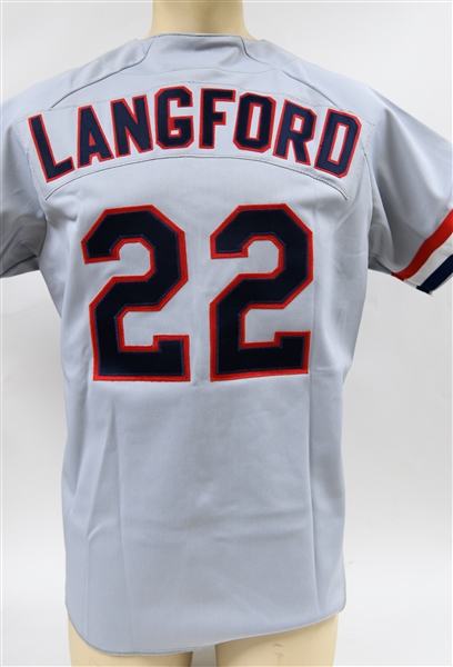 Lot of (2) Rick Langford Bradenton Explorers Senior Professional Baseball Association Game-Used Jerseys (c. 1989-1990)