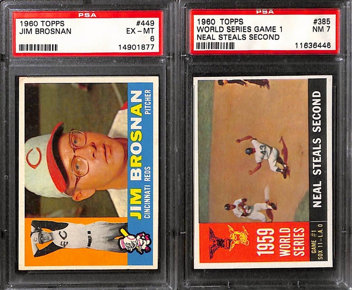 Lot of (21) 1959 and 1960 Topps Baseball w. Musial and Aaron Baseball Thrills