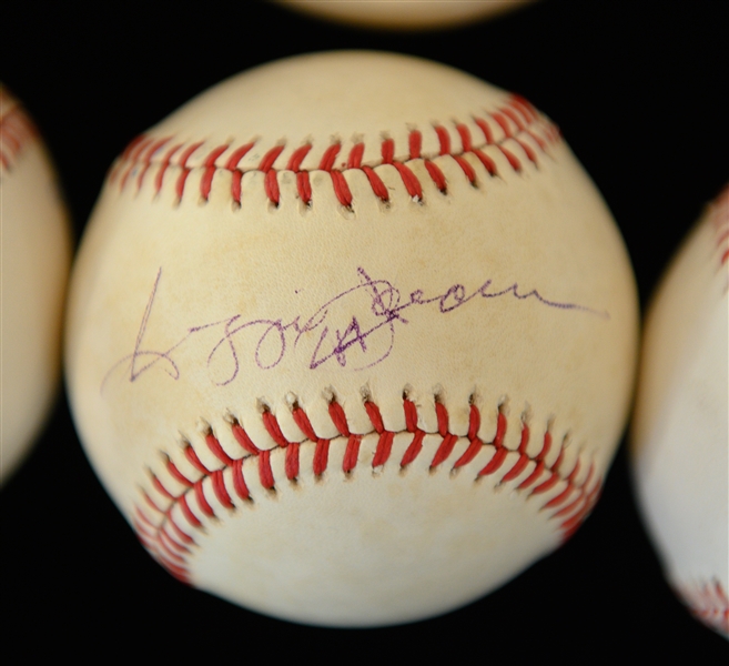 Lot of (6) Signed Baseballs - Johnny Bench, Reggie Jackson, Tom Seaver, Jim Palmer, R. Fingers, G. Perry,  (JSA Auction LOA)