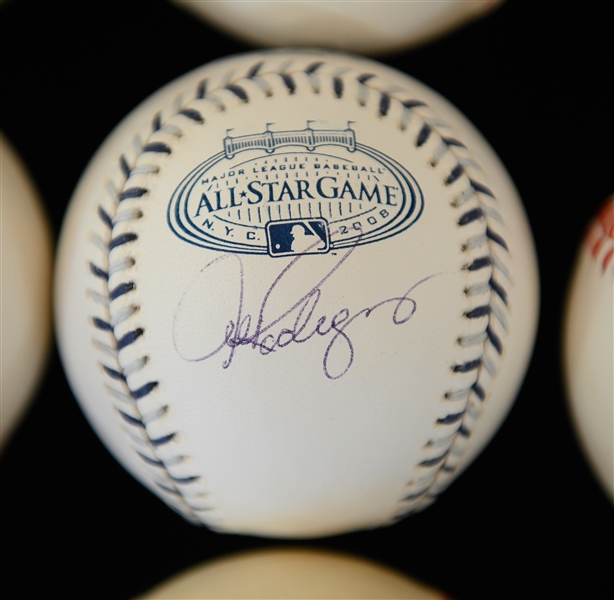 (7) Signed Baseballs - Alex Rodriguez (2008 AS Game), Sheffield, A. Gordon, J. Gonzalez, M. Teixeira, J. Leyritz, J. Morneau (JSA Auction LOA)
