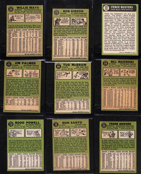 Lot of Over (360) 1967 Topps Baseball Cards w. Willie Mays, Bob Gibson, and More!