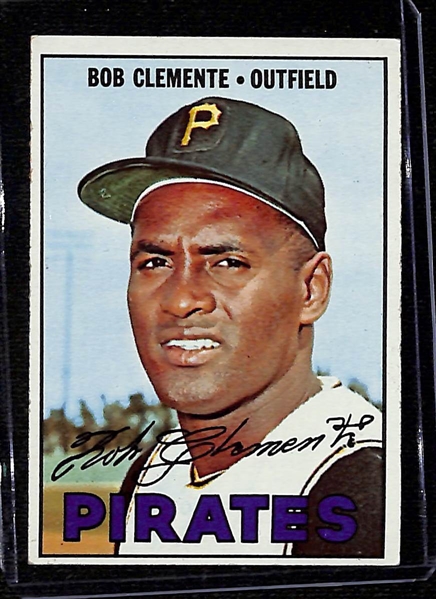 Lot of (250+) 1966 & (70+) 1967 Topps Baseball Cards w. 1967 Roberto Clemente