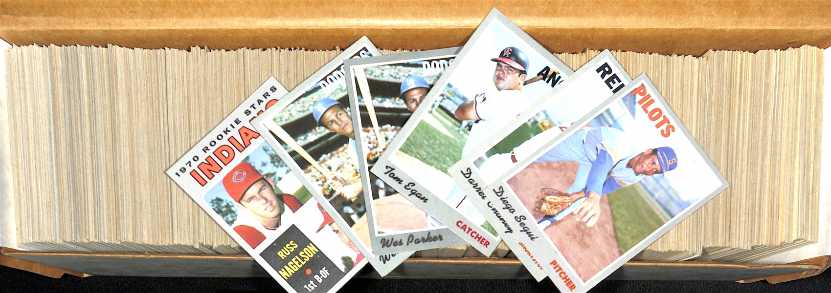 Lot of (700+) 1970 Assorted Topps Baseball Cards - Mostly Commons