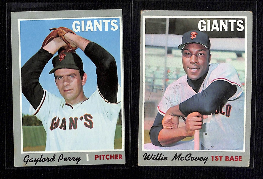 Lot of (750+) 1969 & 1970 Topps Baseball Cards w. 1969 Bobby Bonds