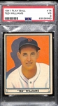 1941 Play Ball Ted Williams #14 Graded PSA 3