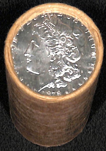 $20 BU Roll of Uncirculated Silver Morgan Dollars w/ End Roll CC (Carson City)