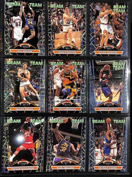 1992-93 Stadium Club Basketball Members Only w. Beam Team Complete Set w. Michael Jordan (SGC 7) and Shaquille O'Neal (SGC 7)