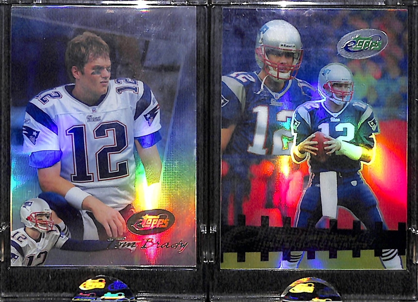 2003 & 2004 Tom Brady eTopps Short Print Football Cards
