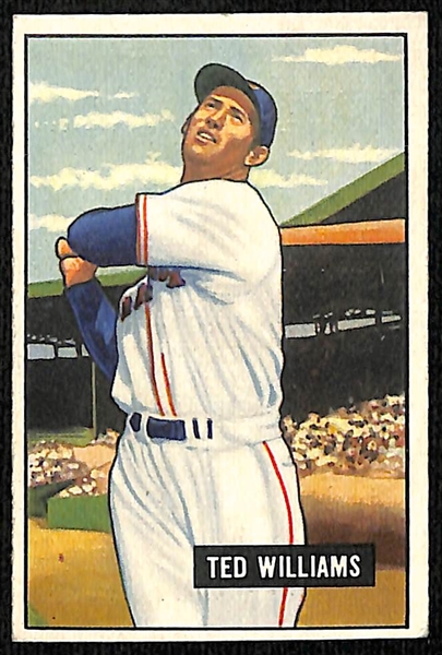 1951 Bowman Baseball Ted Williams # 165