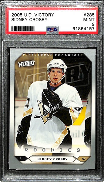 2005 Upped Deck Victory Sidney Crosby  #285 Graded PSA 9 Mint