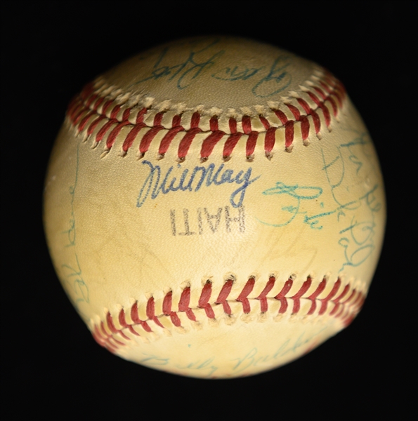 Lot of (5) Autographed Baseballs w. Carl Yastrzemski and Al Kaline Single Signed Balls (JSA Auction Letter)