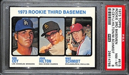 1973 Topps Mike Schmidt #615 Rookie Card (w. Ron Cey) Graded PSA 8 NM-MT