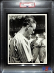 Rare Type 2 Lou Gehrig Day 7"x9" News Service Photo (PSA/DNA Slabbed) c. 1958-1962 - Highly Desired Image from Lou Gehrig Day! w. Full PSA/DNA Letter