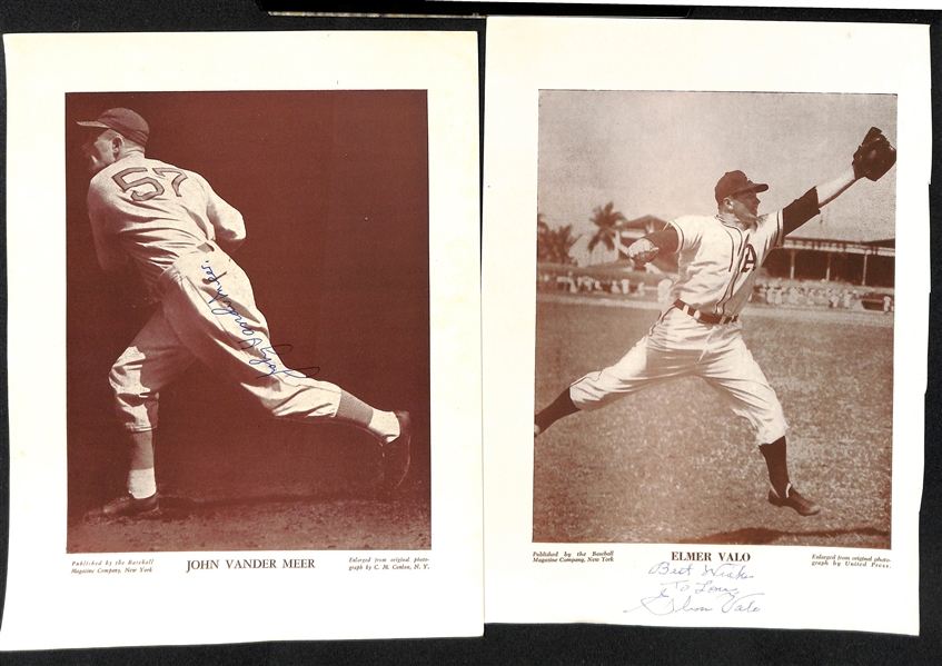 Lot of (25) Signed Supplemental Baseball Photos w. Ed Mathews, Bobby Doerr, Stan Musial, and Others (JSA Auction Letter)