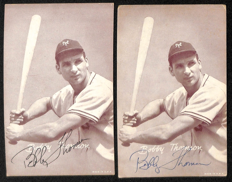 (14) Autographed Baseball Exhibit Cards w. Banks, B. Robinson, Powell, and Others (JSA Auction Letter)