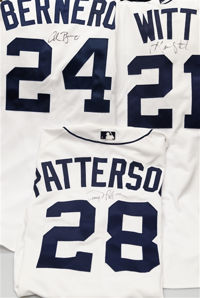 Lot of (3) Game Worn Baseball Jerseys From the Detroit Tigers