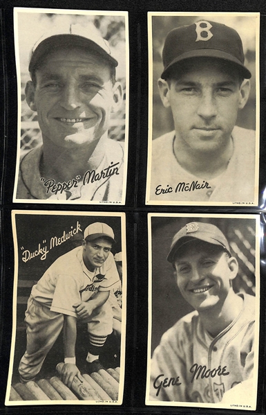 1936 Goudey Wide Pen Premiums (Type 1) R314 Near Complete Set (115 Cards Out of 120 Cards in the Set) w. Hank Greenberg