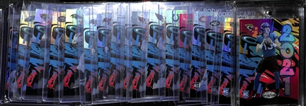 Lot of (17) 2021 Certified Graffiti Insert Cards w. Trevor Lawrence #d /99