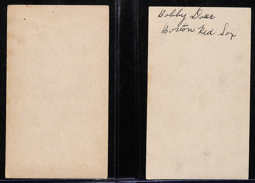 Lot of (2) 1937 Goudey Wide Pen R314 (Type 4) Cards - Bob Feller & Bobby Doerr