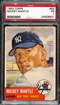 1953 Topps Mickey Mantle #82 Graded PSA 1